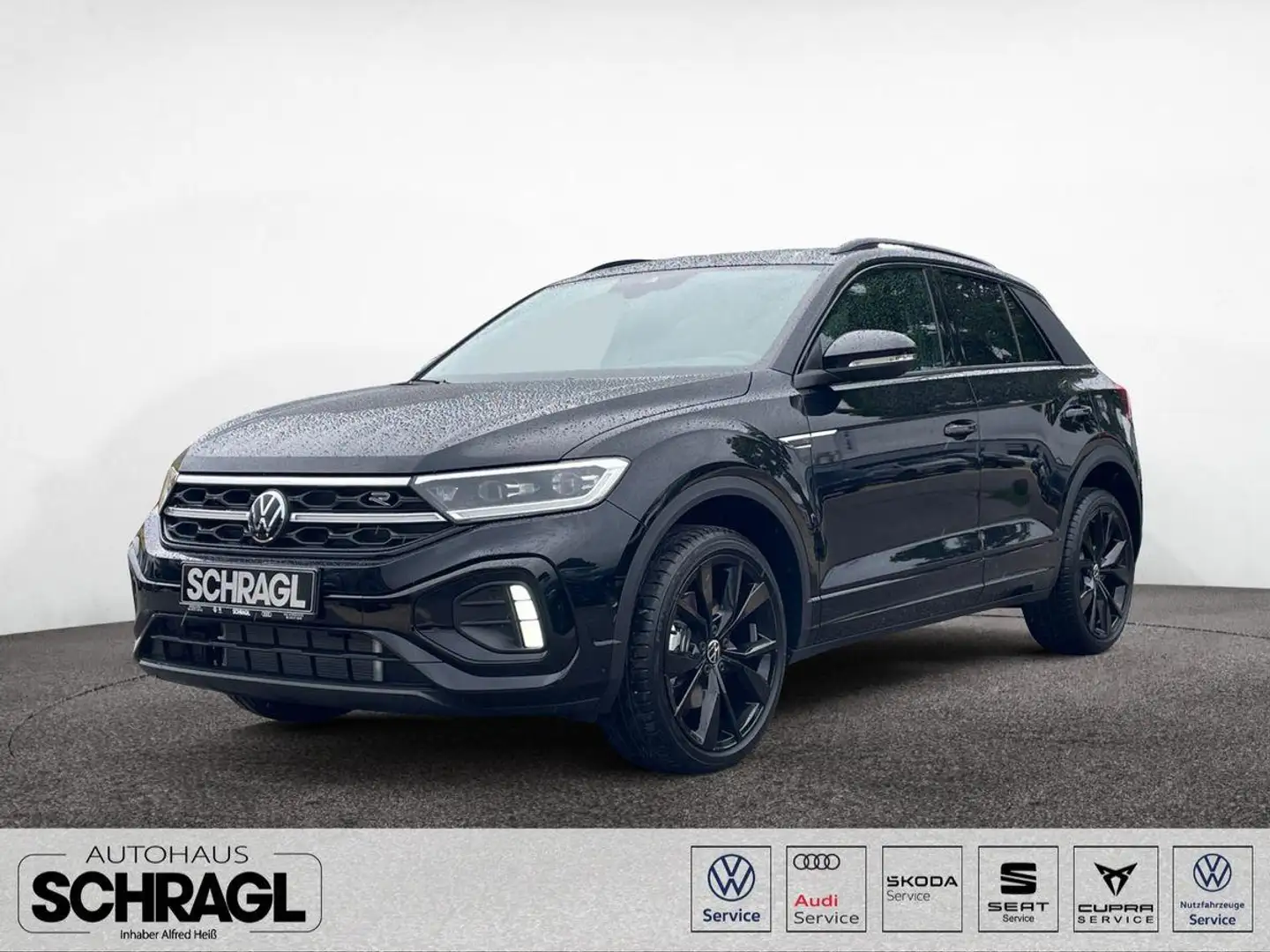 Volkswagen T-Roc 1.5 TSI DSG R-LINE+AHK+PANO+BLACK+IQ+NAVI Zwart - 1