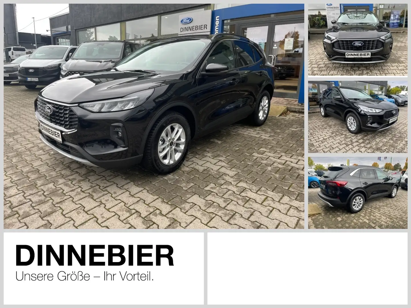 Ford Kuga Titanium FHEV LED+360°+Navi+Winterpaket Schwarz - 1