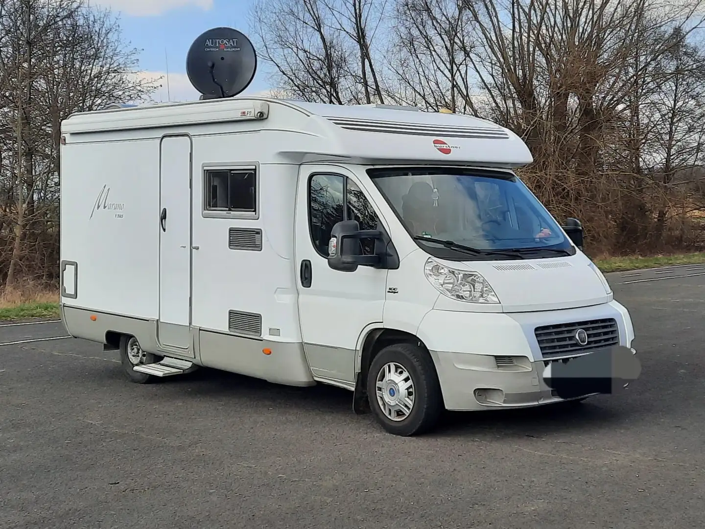 Fiat Ducato Wohnmobil Bürstner Marano T585 Weiß - 2