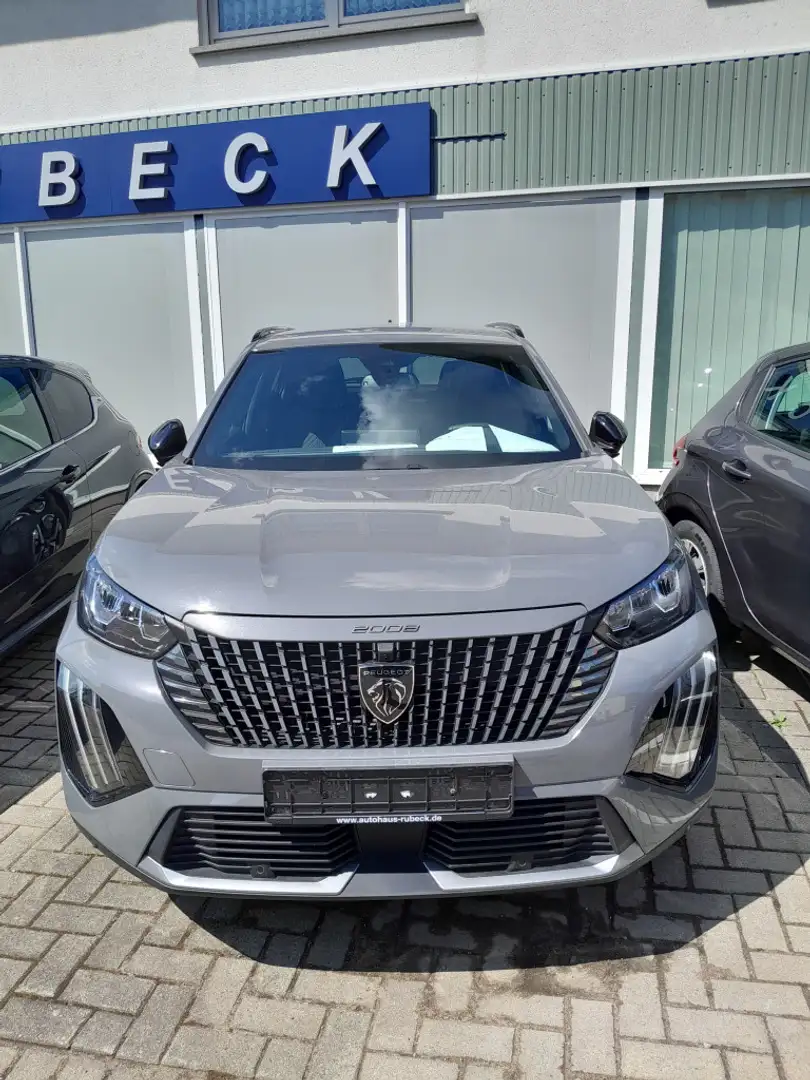 Peugeot 2008 Allure 1.2 PT 130 EAT8 Navi Kamera 360 Grad Allwet Grau - 2