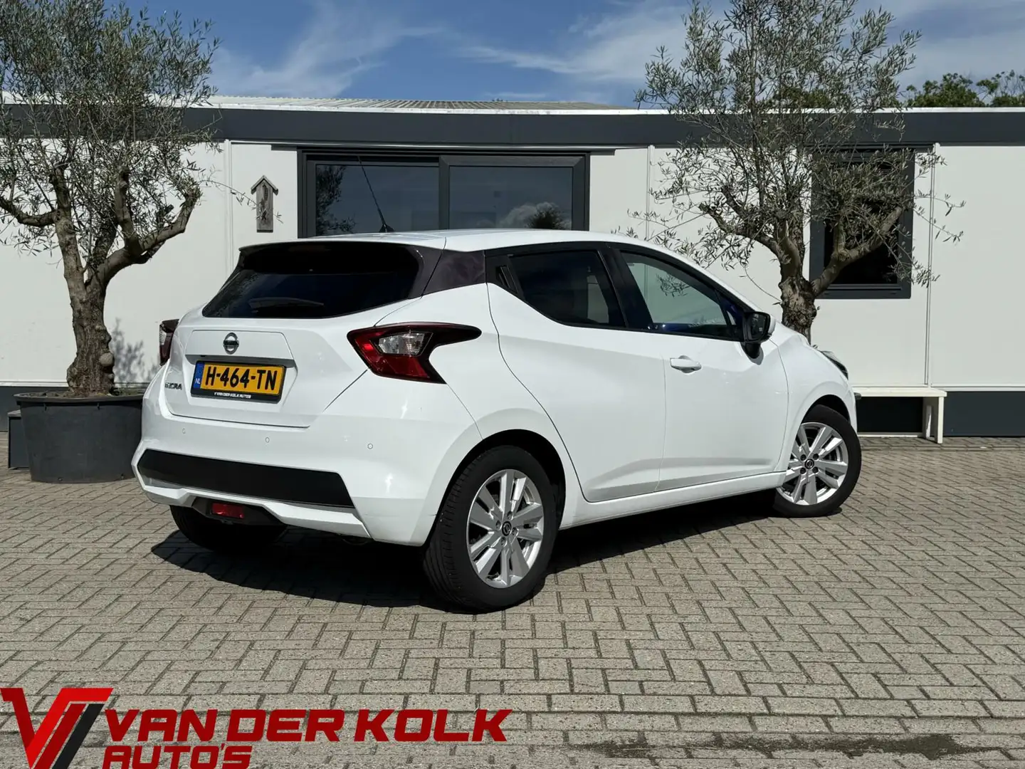 Nissan Micra 1.0 IG-T Tekna Camera CarPlay Navi Led Airco Blanc - 2