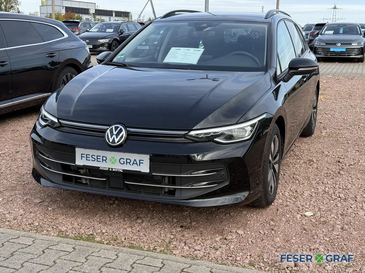 Volkswagen Golf VIII Variant 1.5 eTSI Goal DSG LED-Plus/AreaView/A Schwarz - 2