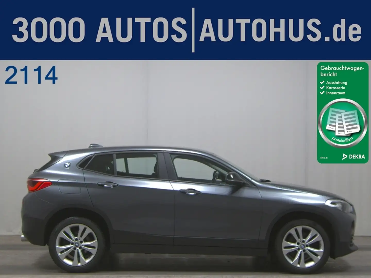 BMW X2 sDrive 20d Advantage HUD Navi el.Heck Sound Grey - 1