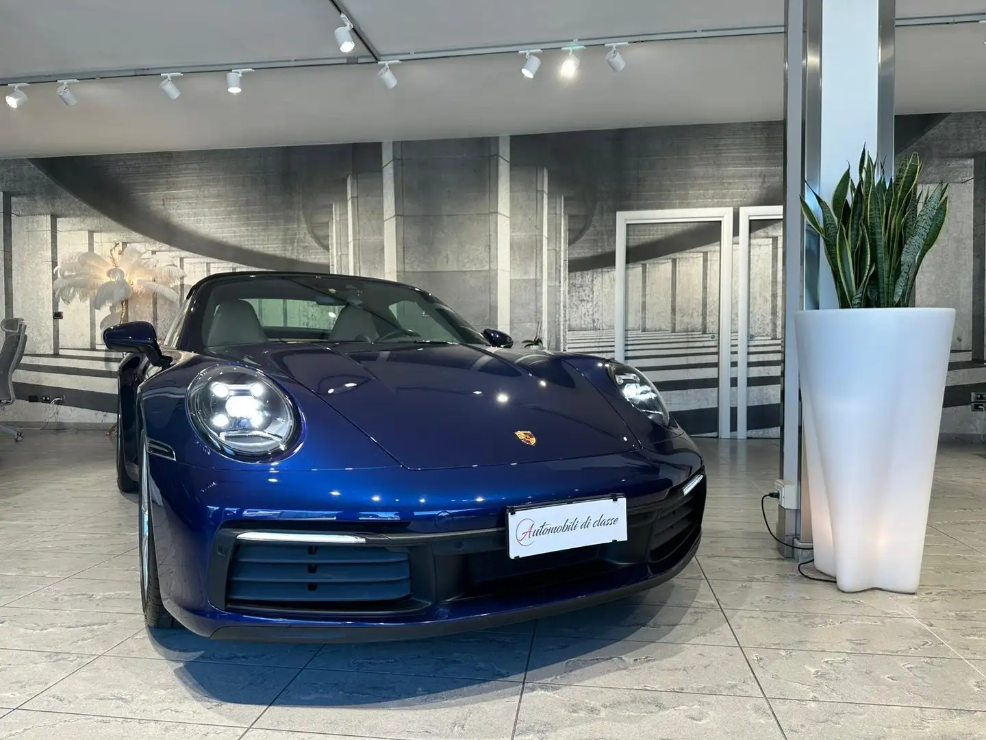 Porsche 992 911 Targa 4S-NAZIONALE- LIFT-VENTILAZIONE-FULL! Bleu - 2