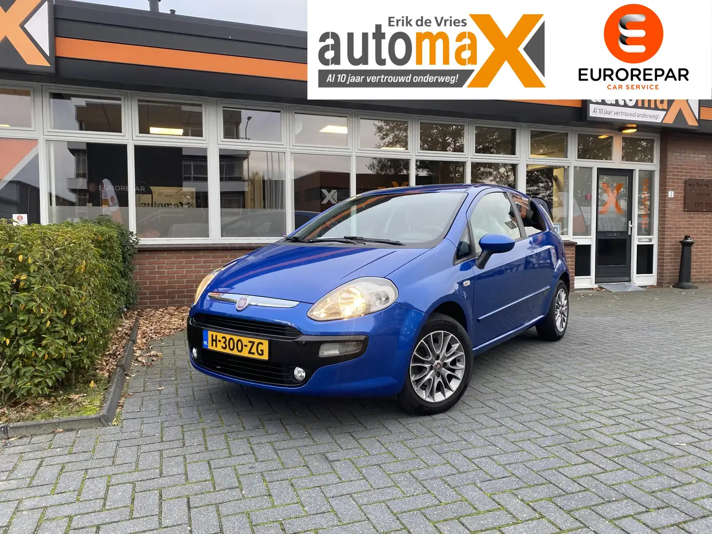 Fiat Punto Evo 1.2 Pop |Airco|Boekjes| Blau - 1