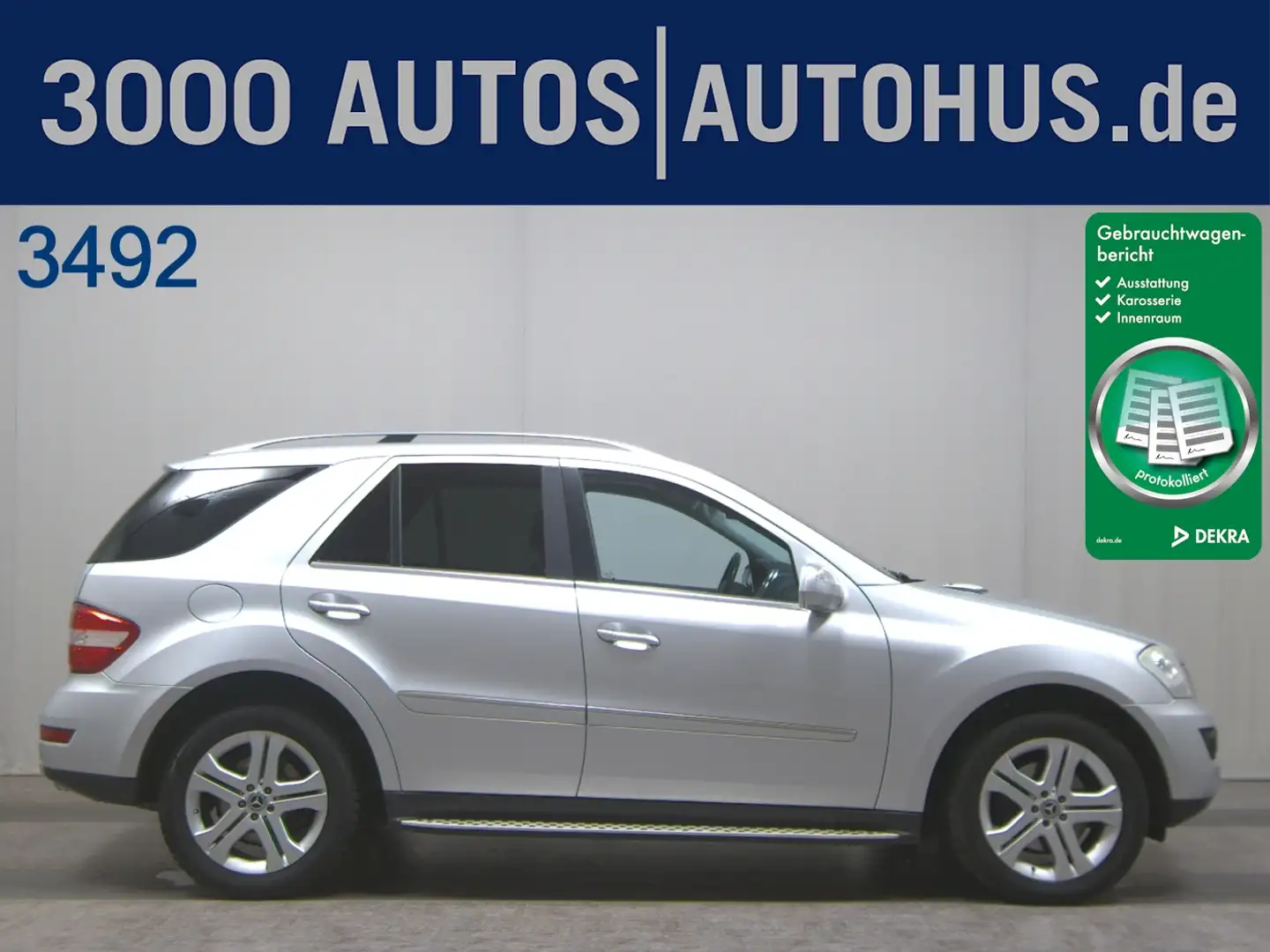 Mercedes-Benz ML 350 4MATIC Luft AHK 4x4 Navi GSD Xenon RFK Silber - 1