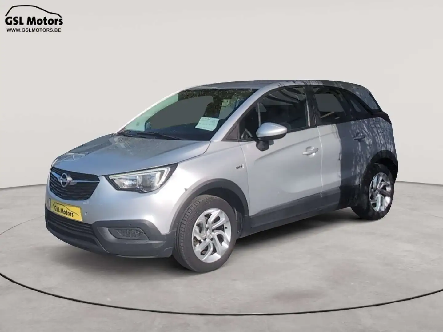 Opel Crossland X 1.2i 82cv grise 11/2019 Airco Bluetooth, USB Radio Gris - 1