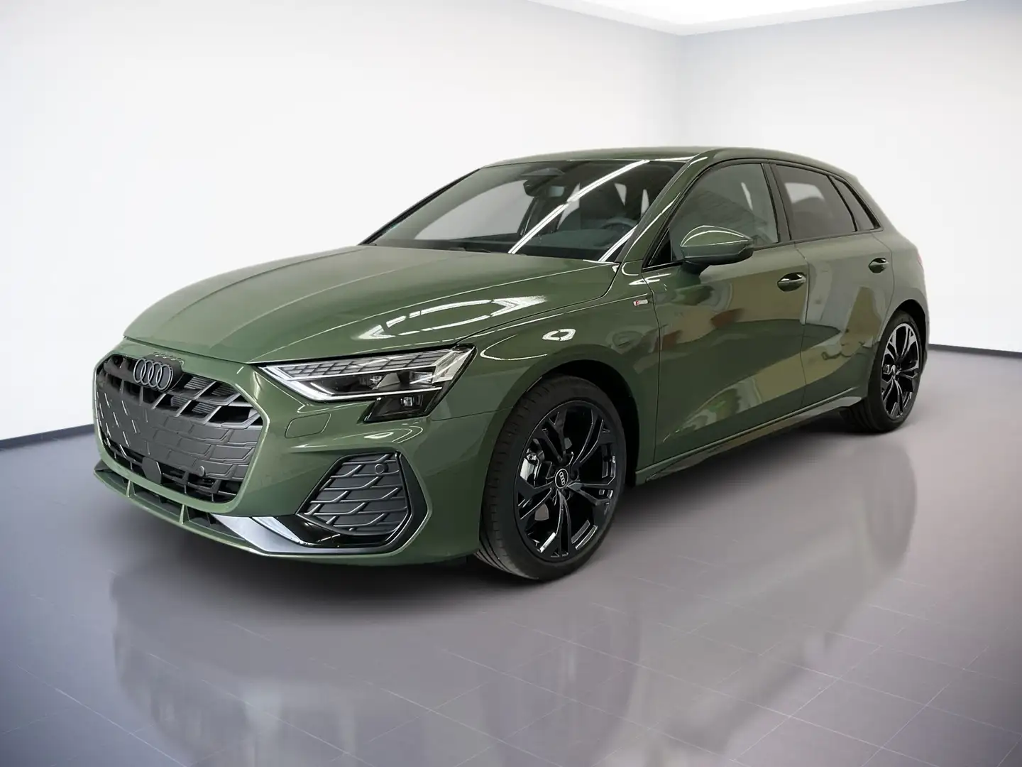 Audi A3 Sportback S line TFSI 110 kW S tronic Interieur S. Grün - 2