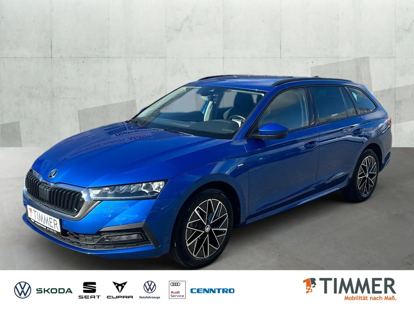 Skoda Octavia Combi 2.0 TDI DSG CLEVER *LED *RKAM *NAVI *ALU *D Blau - 1
