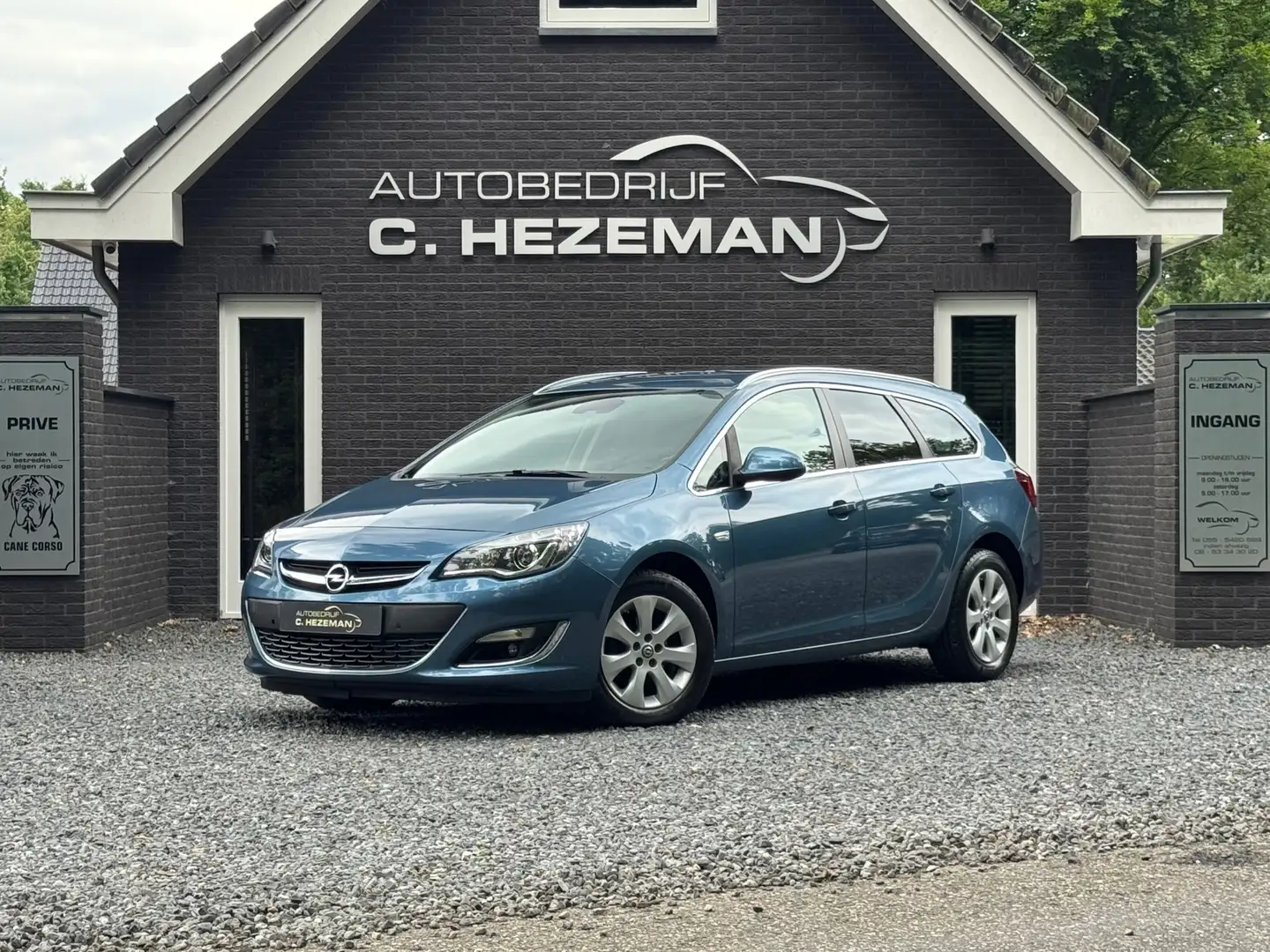 Opel Astra Sports Tourer 1.4 Turbo Business + 1E EIGENAAR NAV Bleu - 2