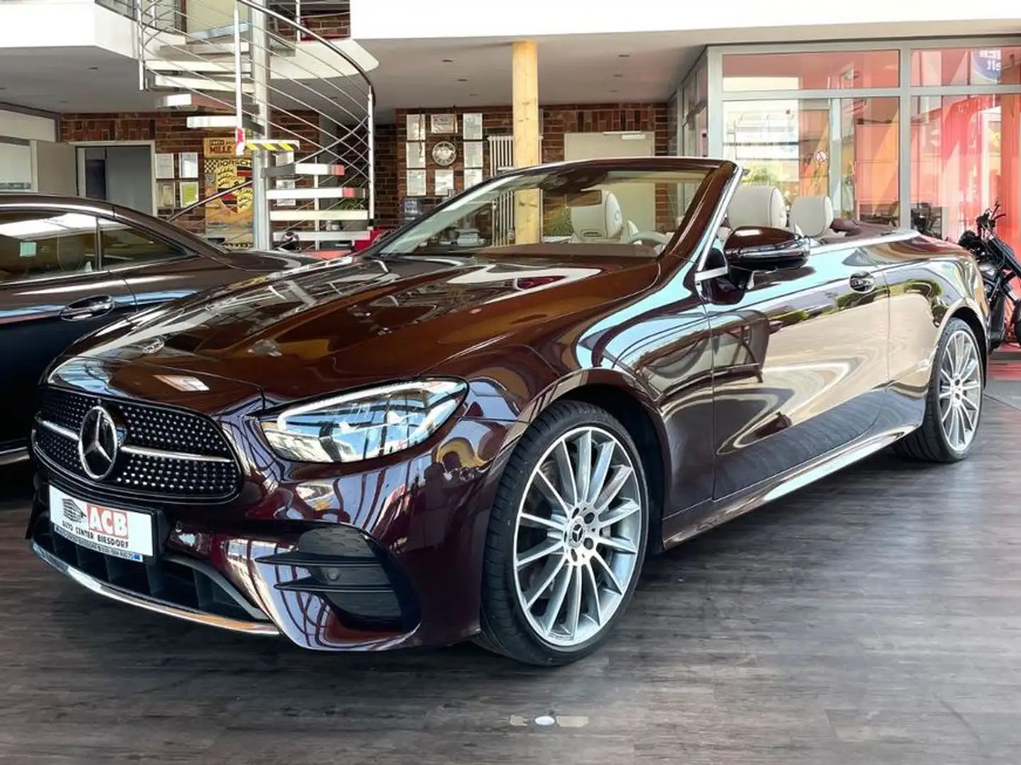 Mercedes-Benz E 400 d Cabrio 4M AMG Designo Manufaktur NP~108T€ Rouge - 2