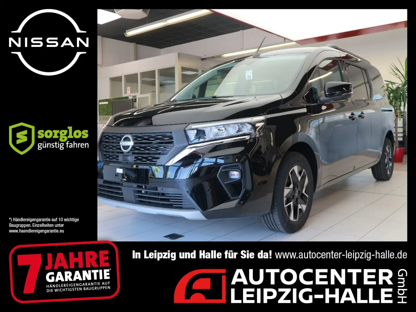 Nissan Townstar Kombi L2 1.3 DIG-T 7AT TEKNA 7 Sitzer Czarny - 1