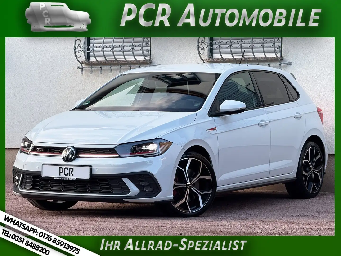 Volkswagen Polo VI GTI 2.0TSI VIRTUAL CO.ACC LANE IQ LIGHT Blanco - 1