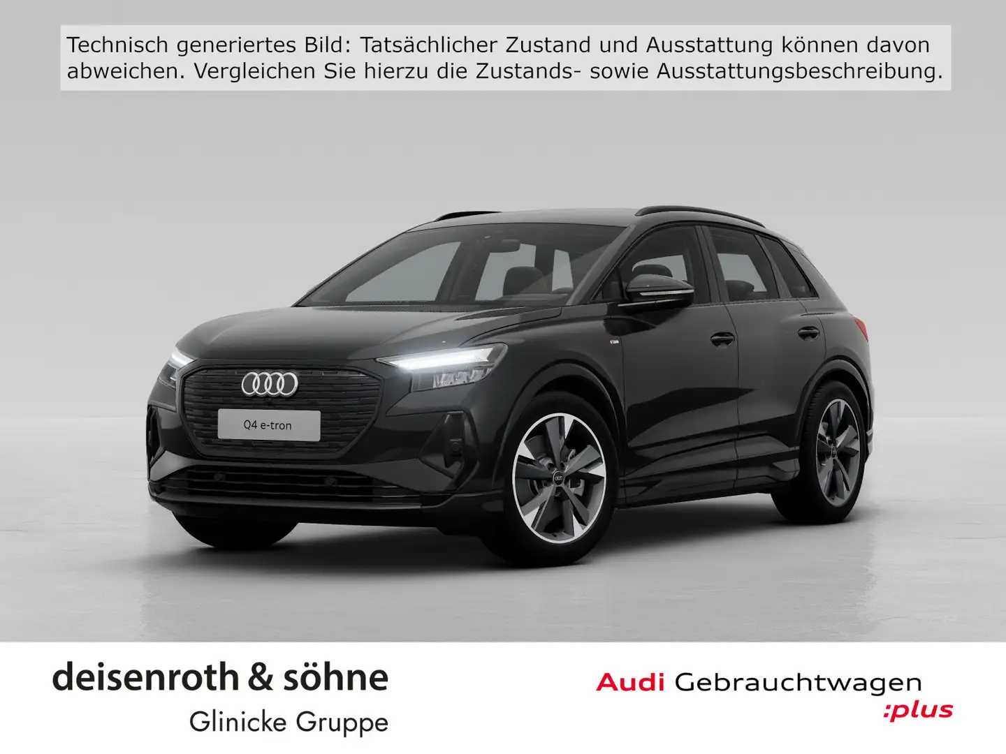 Audi Q4 e-tron S line Nav/Assist/EPH/Temp/optik/20" Schwarz - 1