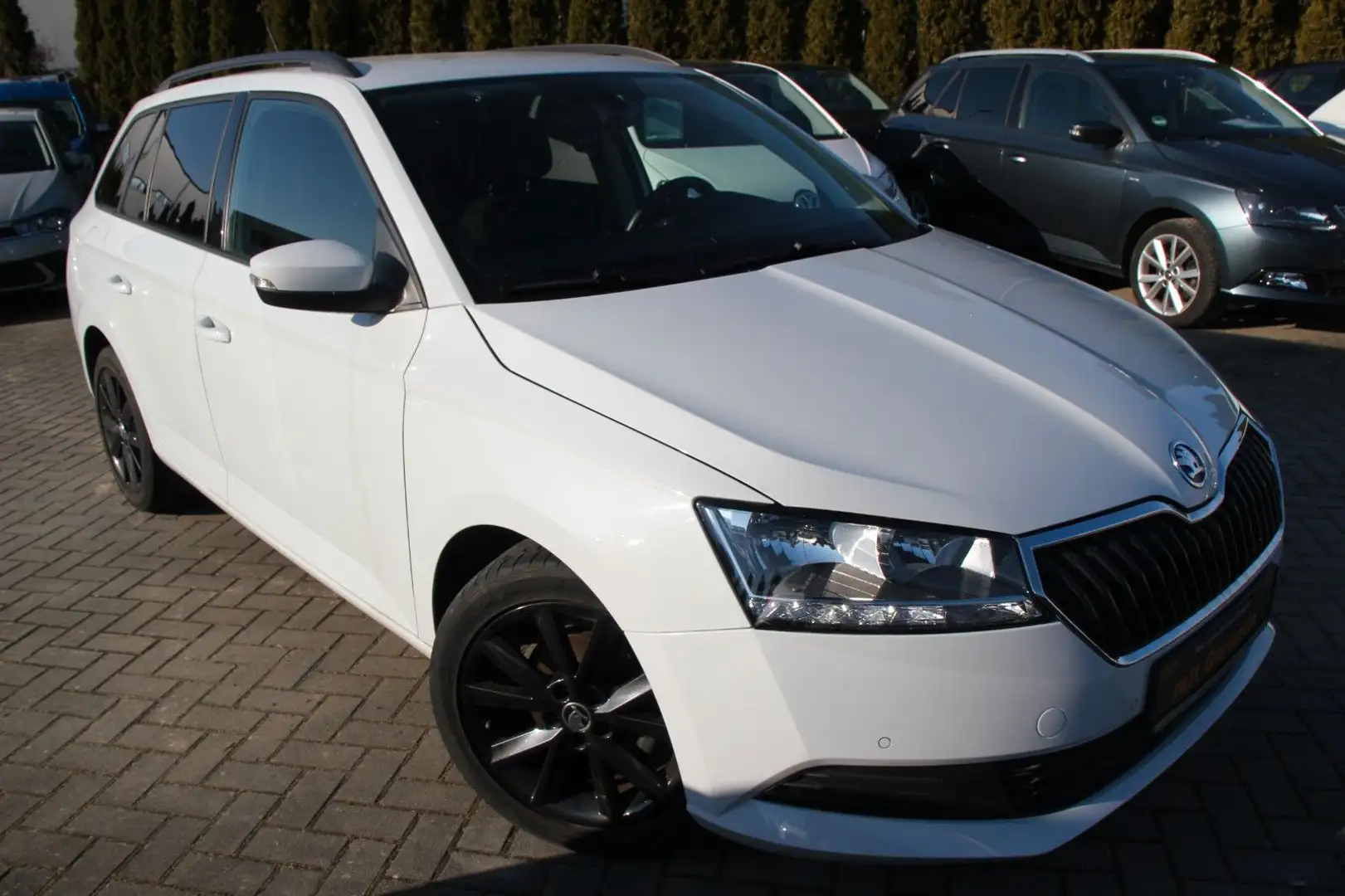 Skoda Fabia Combi Ambition Klima/Kamera/CarPlay/Tempom Weiß - 1