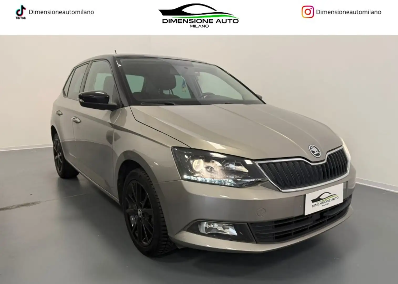 Skoda Fabia Fabia III 2015 Berlina 1.0 mpi Design Edition 60cv Bronze - 1