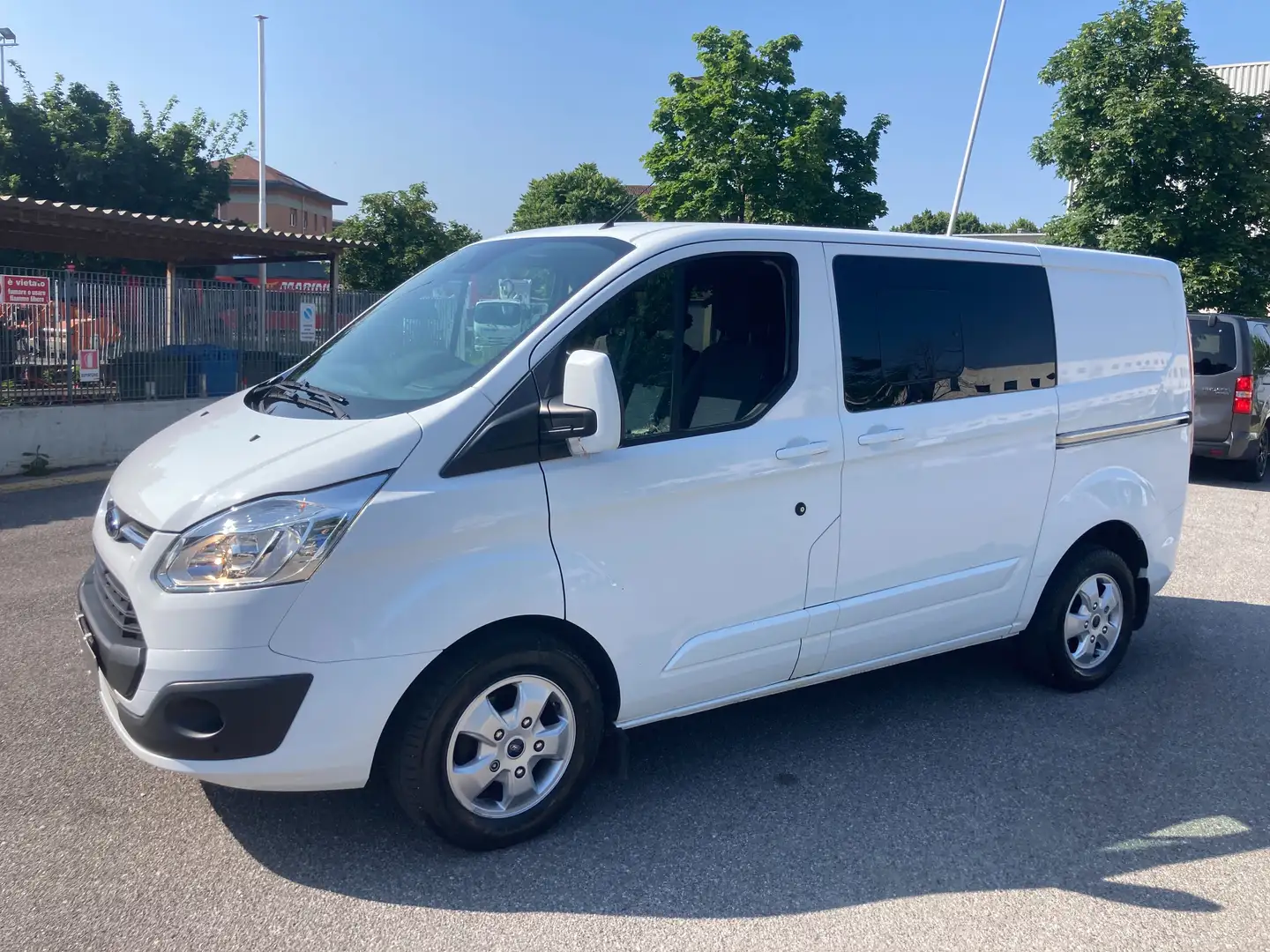Ford Transit Custom 300 - 6 POSTI - AUTOMATICO Blanc - 2