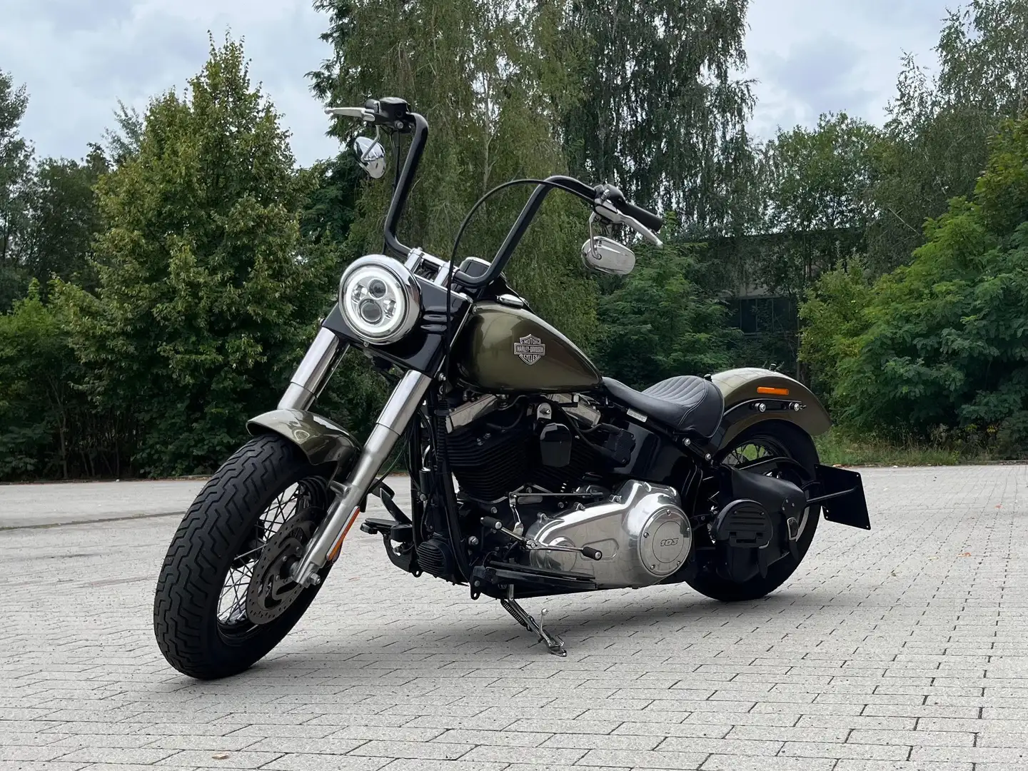 Harley-Davidson Softail Slim FLS Grün - 1