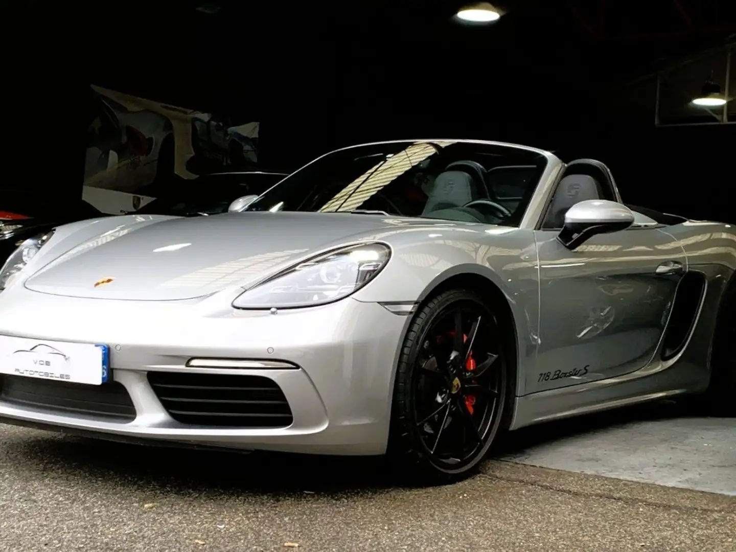 Porsche 718 BOXSTER S PDK 2.5 350CV/PSE /CHRONO/2018/PDLS%2B/ FRANCE Argent - 1