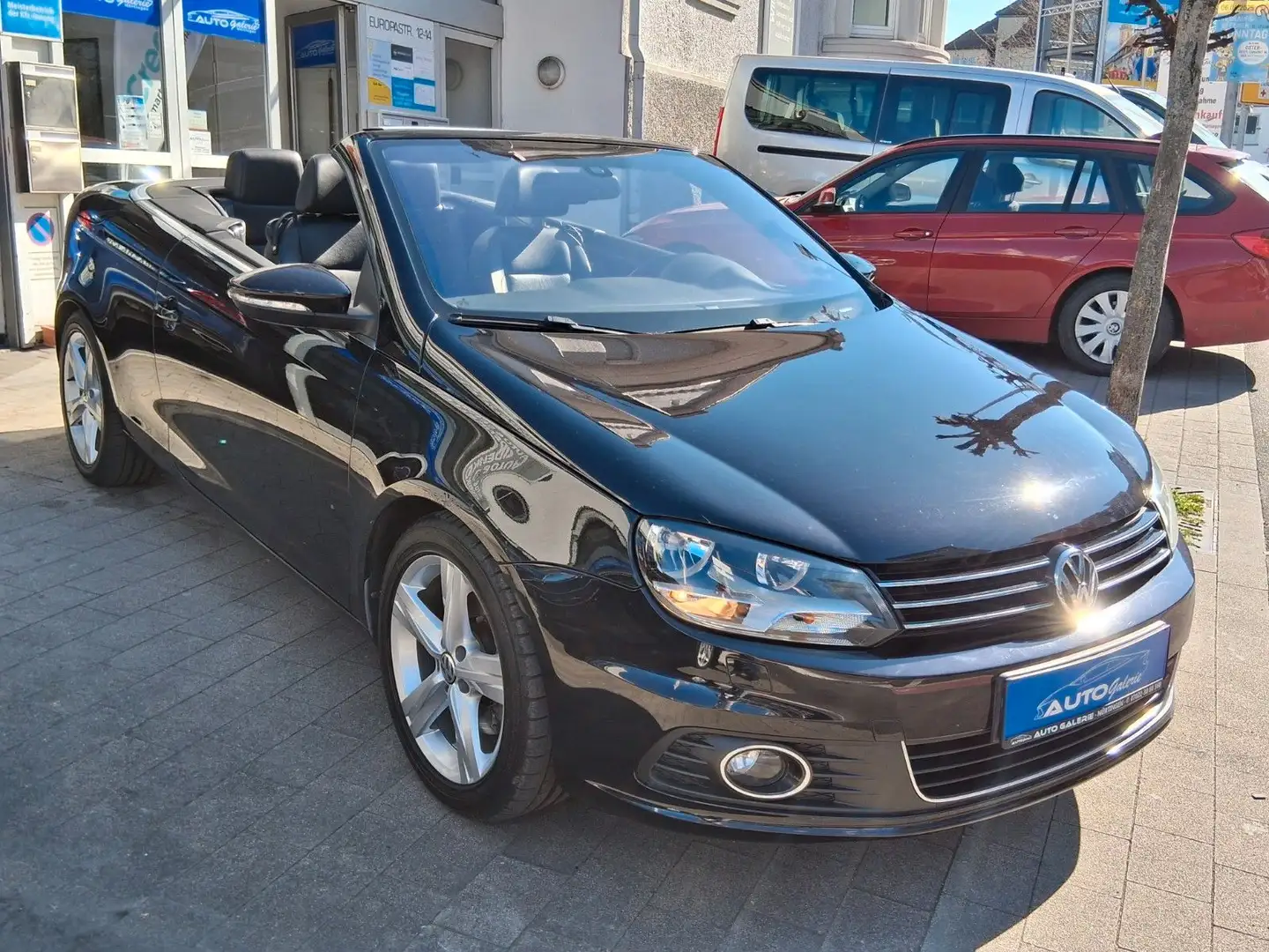 Volkswagen Eos /Keyless Entry/Navigation/Vollleder/WenigKM/ Schwarz - 2