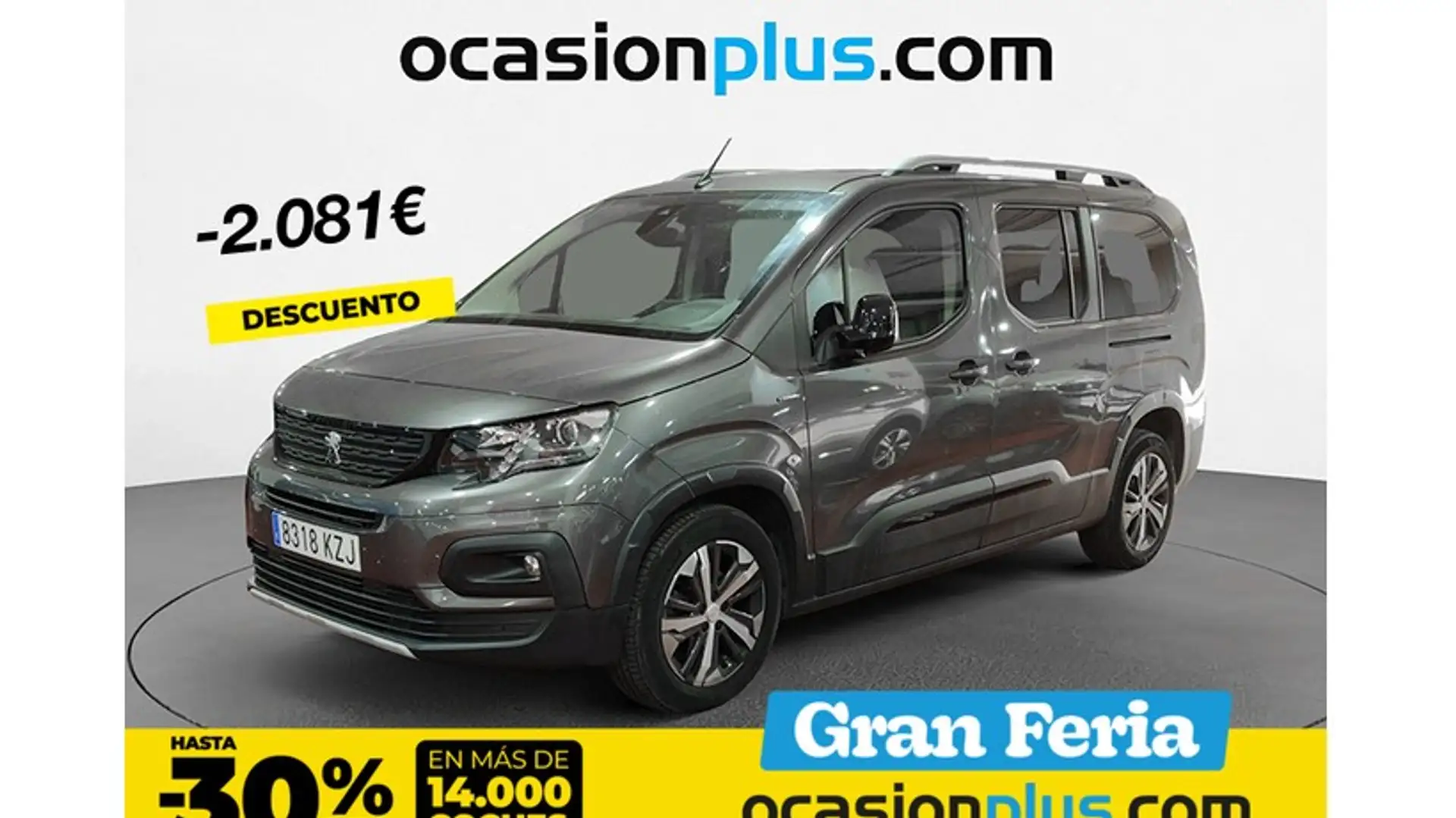Peugeot Rifter 1.5BlueHDi S&S Long GT Line EAT8 130 Plateado - 1