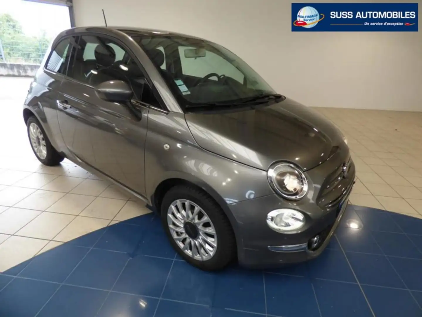 Fiat 500 1.2 69 ch Lounge Gris - 2