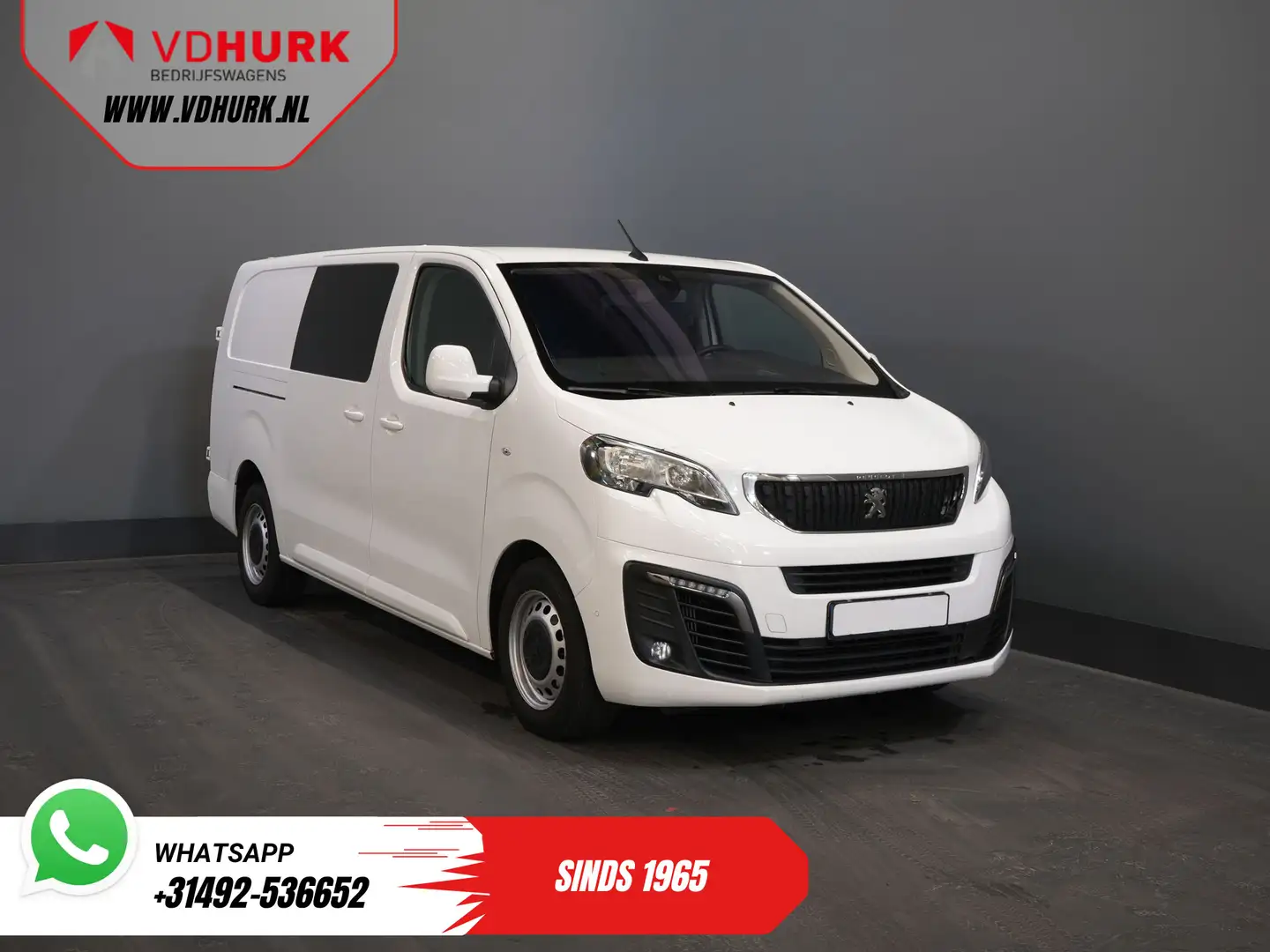 Peugeot Expert 2.0 HDI 125 pk Aut. DC Dubbel Cabine Navi/ Camera Blanc - 1
