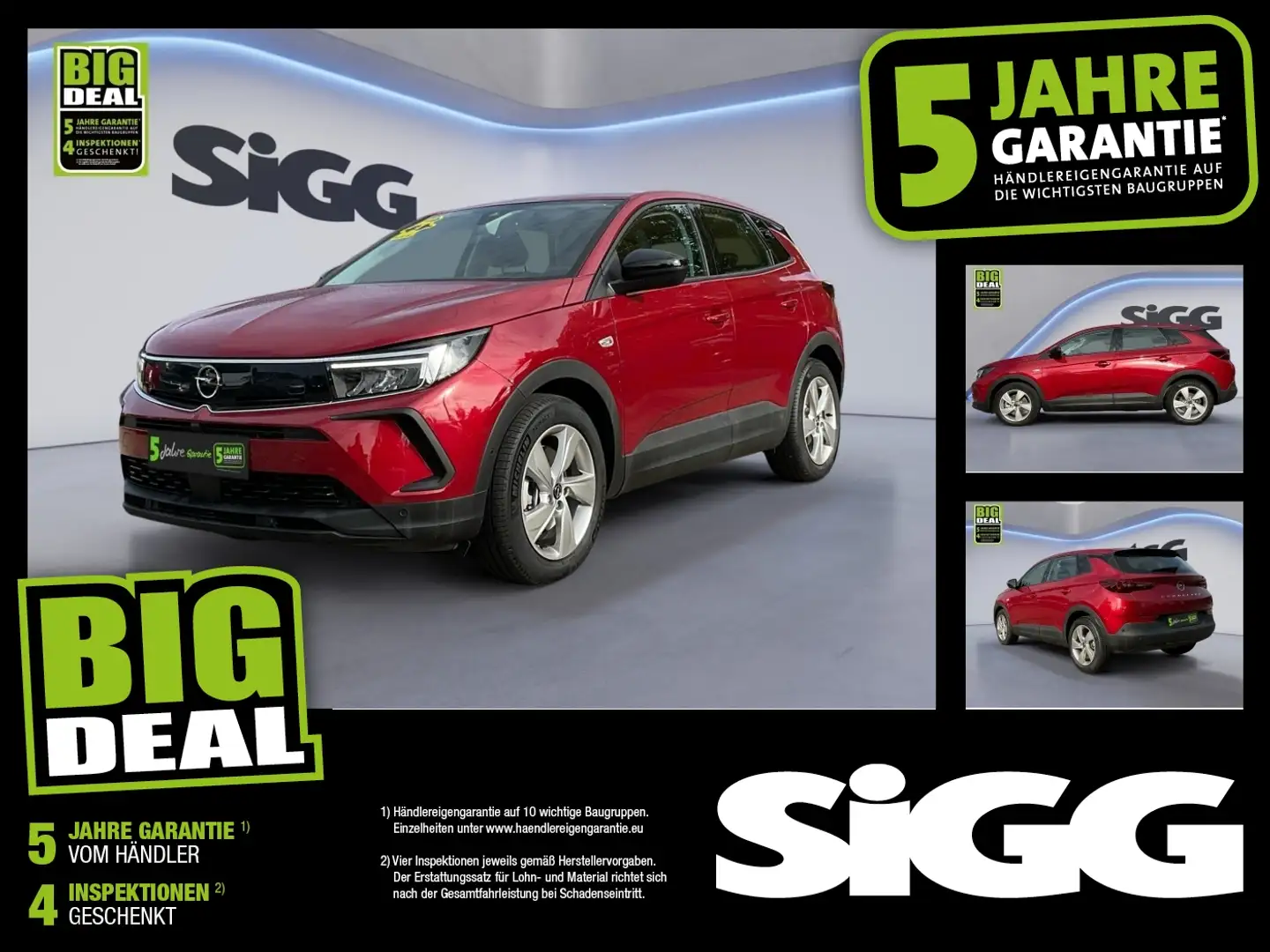 Opel Grandland Hybrid PHEV Rouge - 1