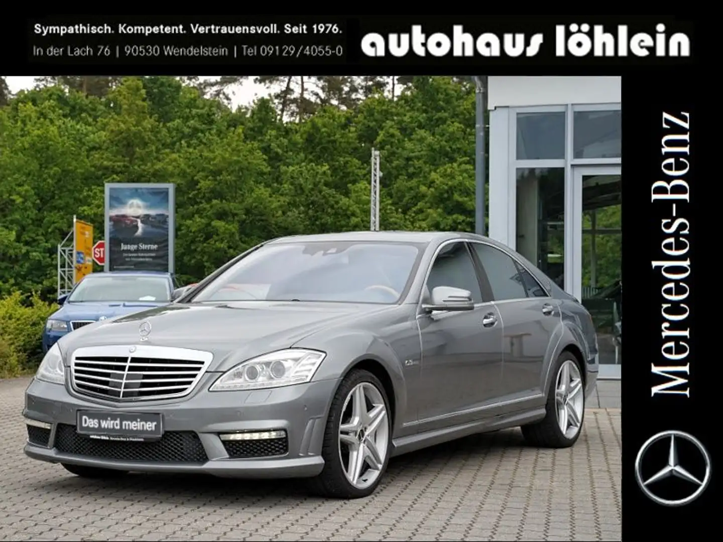 Mercedes-Benz S 63 AMG SD+HARMAN-KARDON+TOTW+SITZKLIMA+DISTRON Silber - 1