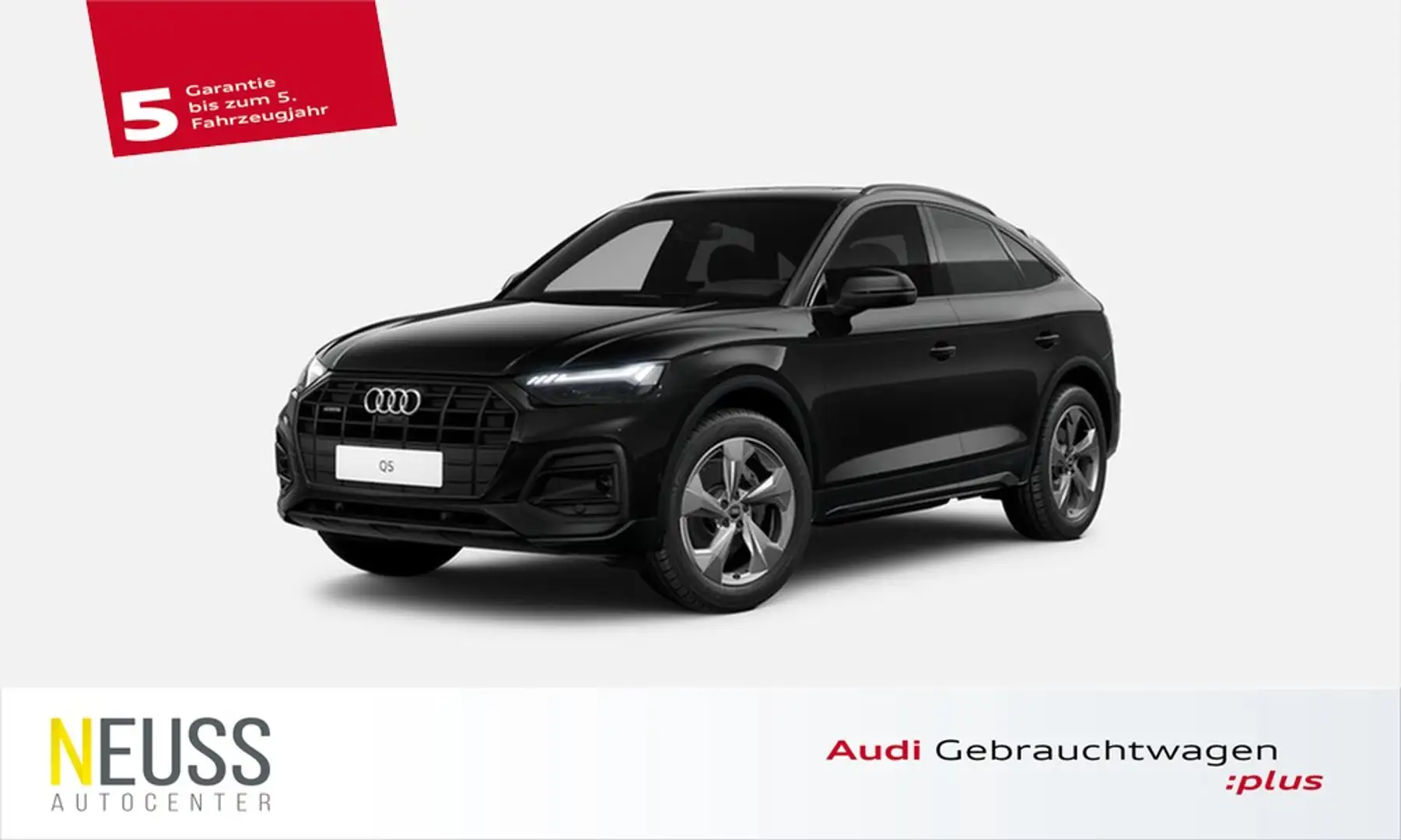 Audi Q5 Sportback 45 TFSI quattro advanced PANO+AHK+360° Schwarz - 1