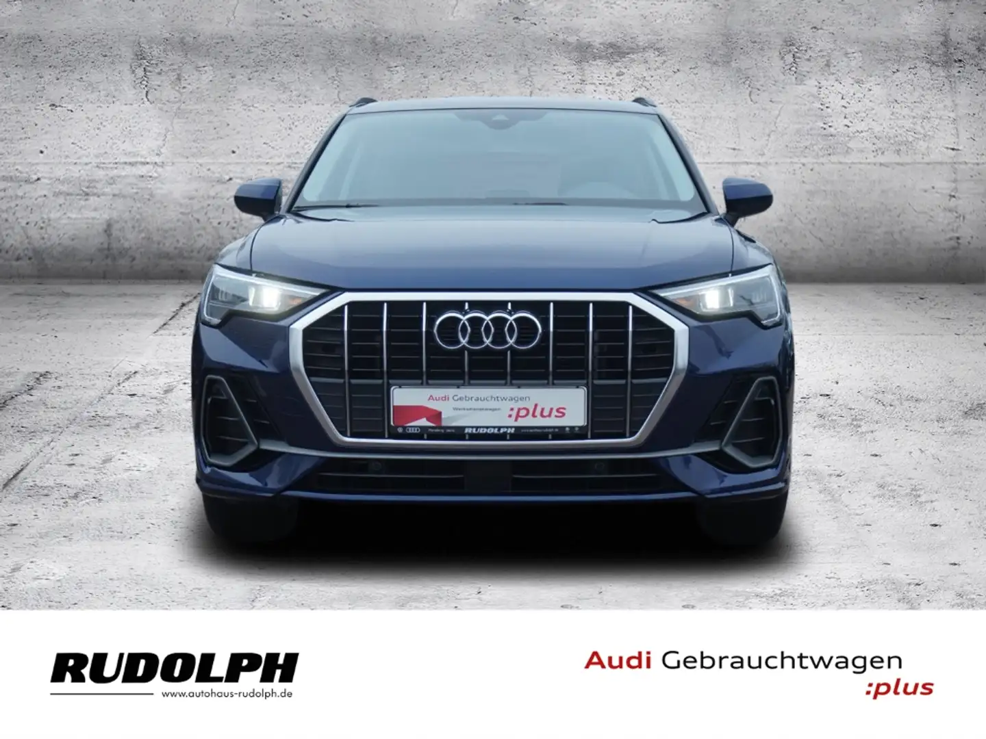 Audi Q3 S line 35 TFSI S tronic AHK Rückfahrk.ACC e-Sitze Blau - 2