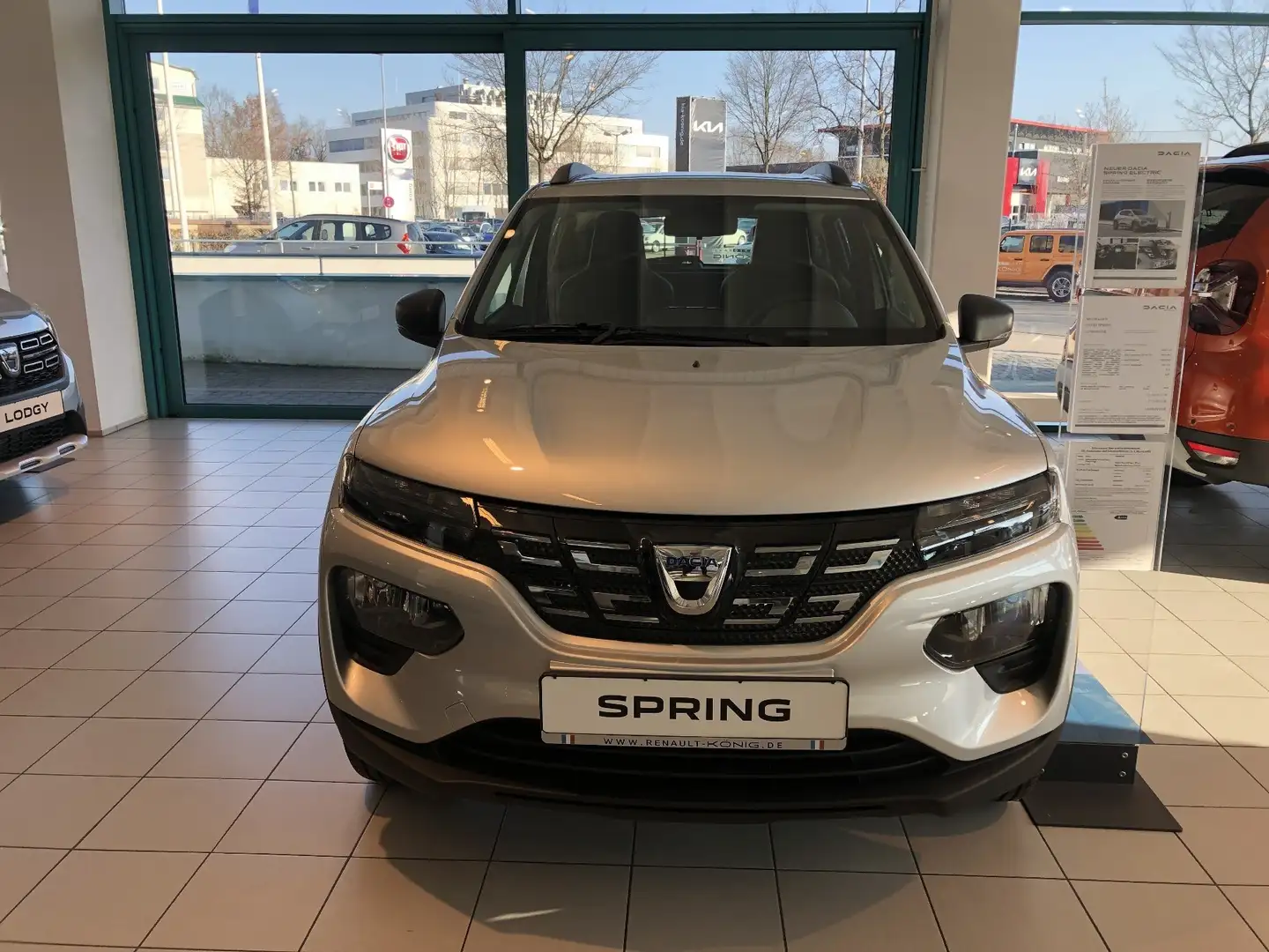 Dacia Spring Business Automatik Klima*Navi*Rückfahrcam Grau - 1