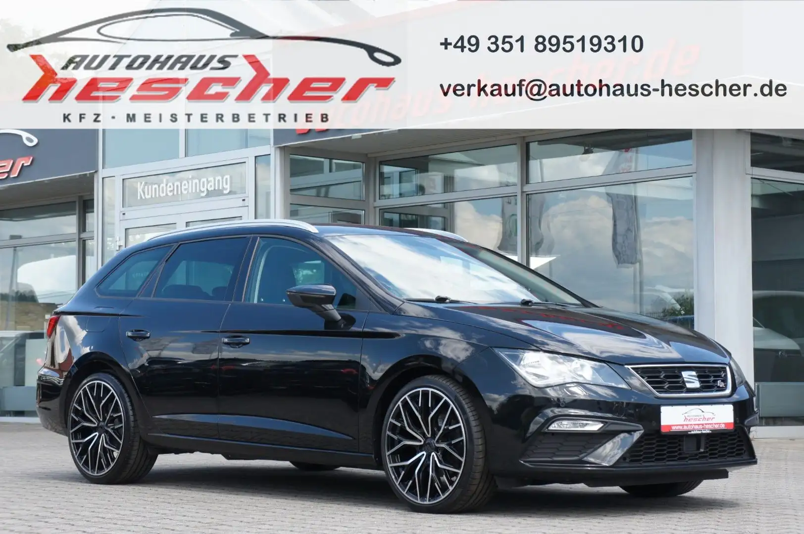 SEAT Leon ST FR 2.0 TDI *LED*NAVI*PDC*TEMPOMAT*SHZ* Schwarz - 1