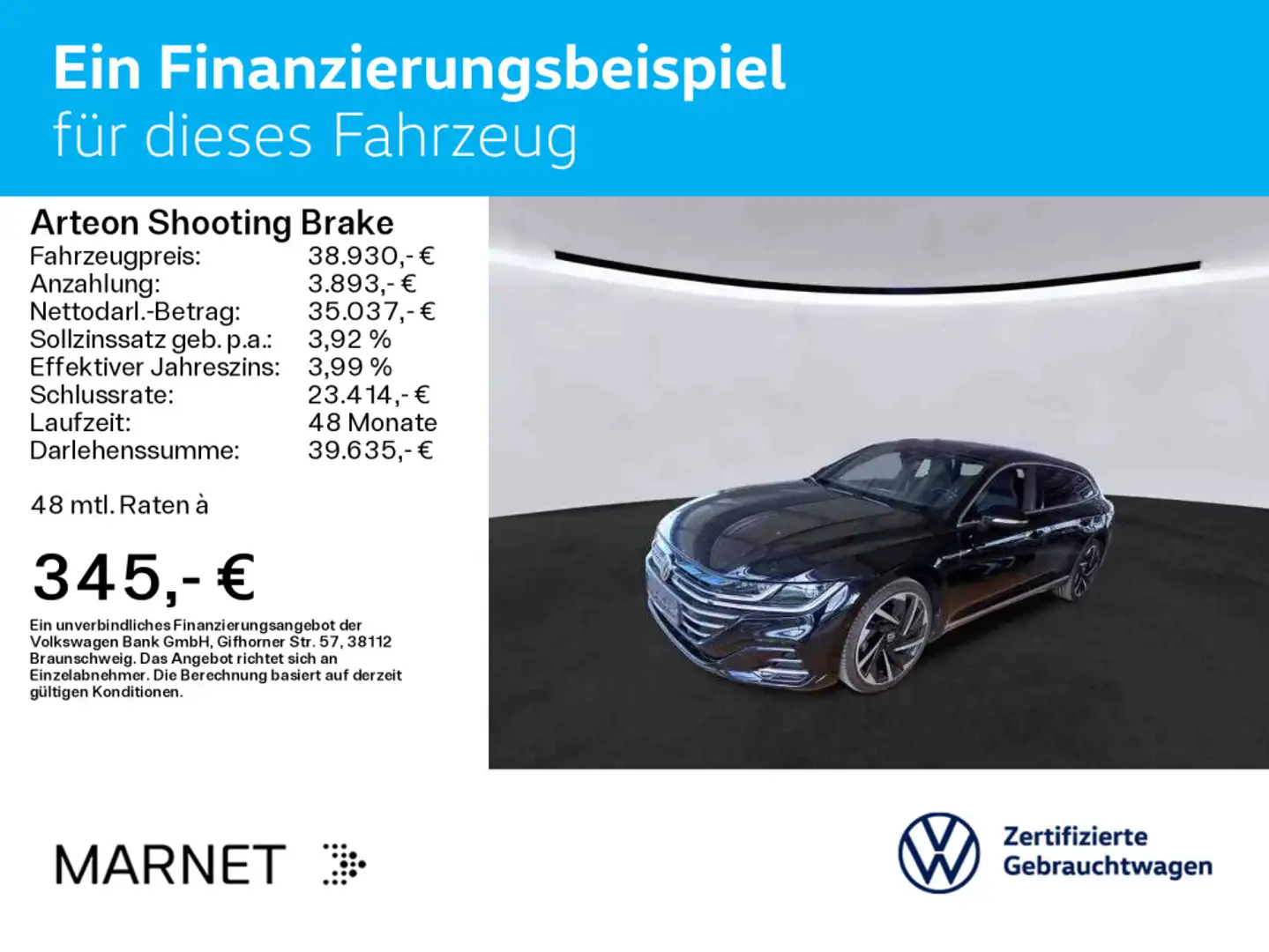 Volkswagen Arteon R-Line 4Motion 2.0 TDI DSG Negro - 2