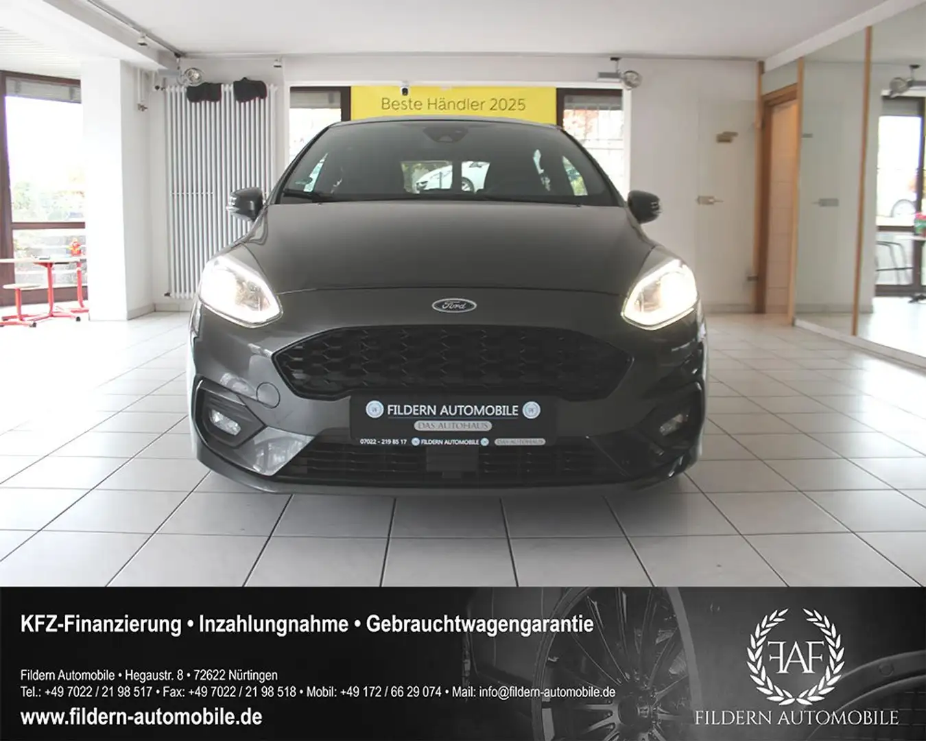 Ford Fiesta 1.0 EcoBoost ST-Line*LED*TEMPOMAT*KAMERA*SHZ*B&O* Grau - 2