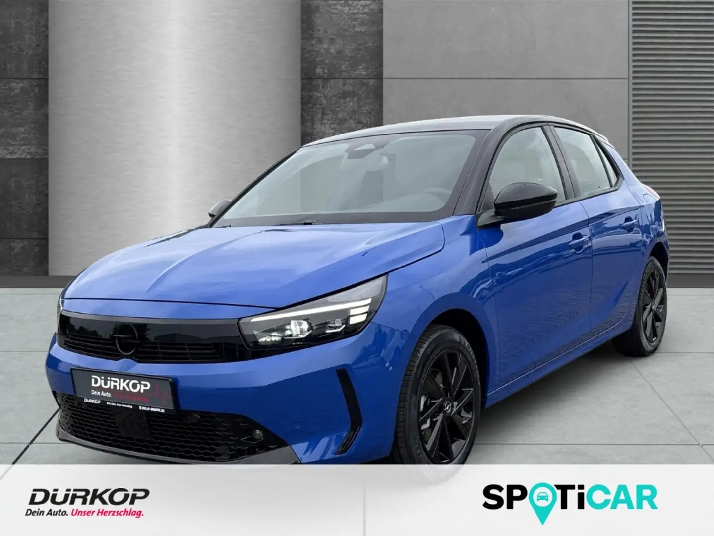 Opel Corsa GS Turbo 8-AT Tech-Paket 16-Zoll-Alu schwarz Digit Blau - 1