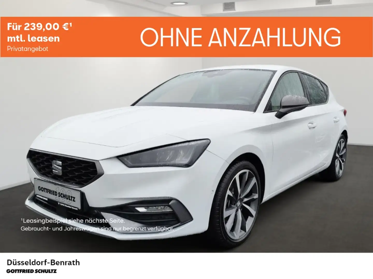 SEAT Leon FR 1.5 eTSI DSG NaviLED Full Link Einparkhilfe Kam Weiß - 1