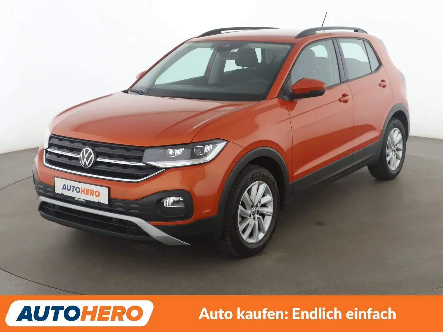 Volkswagen T-Cross 1.0 TSI Life Aut.*NAVI*LED*CAM*PDC*LIMITER*KLIMA* Orange - 1