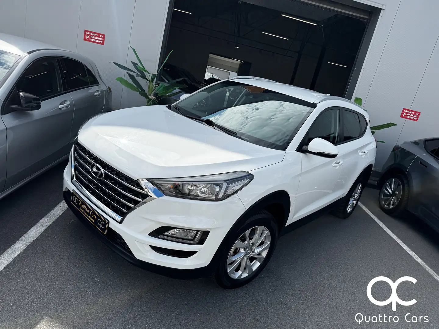 Hyundai TUCSON 1.6 Essence - Gps - Camera - Car play - 1ere Main Blanc - 2