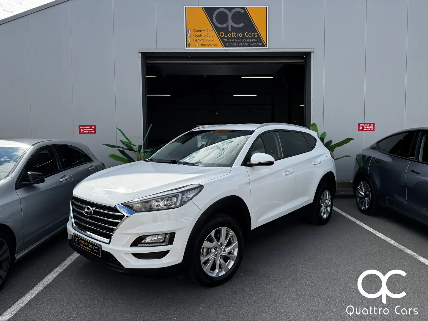 Hyundai TUCSON 1.6 Essence - Gps - Camera - Car play - 1ere Main Blanc - 1