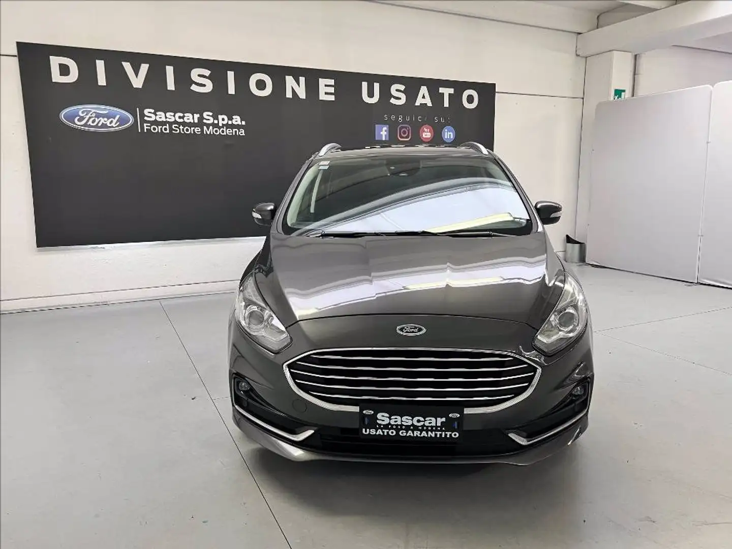 Ford S-Max 2.0 ecoblue Titanium Business s&s 150cv auto my19 Gris - 2