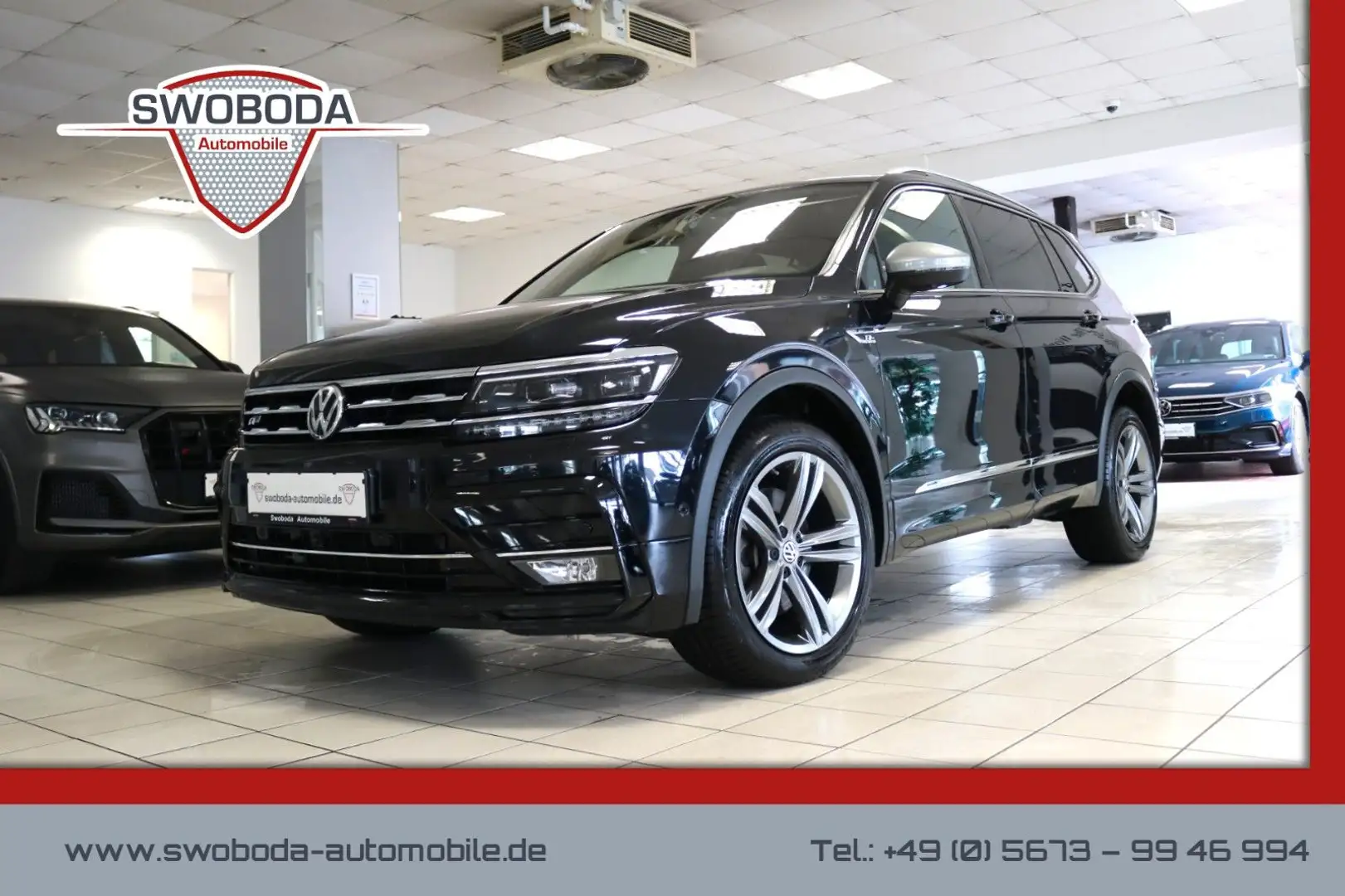 Volkswagen Tiguan Allspace R-Line DCC AHK HUD STHZ 360° Schwarz - 1