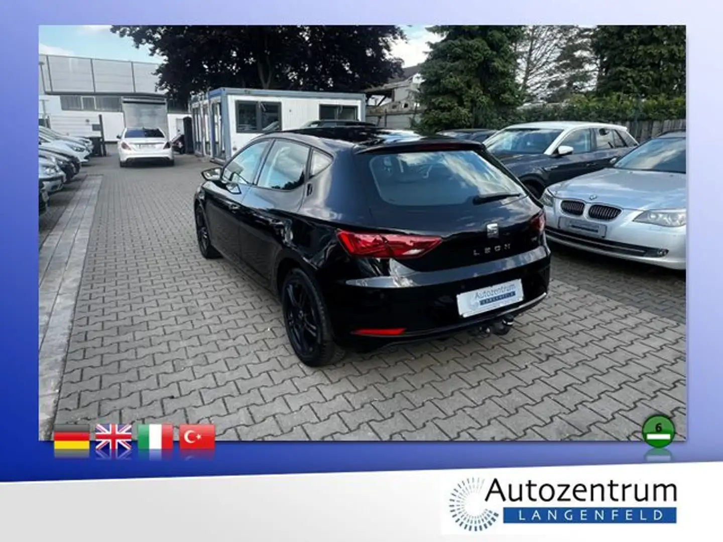 SEAT Leon 1.5 TGI-CNG Stylance *AHK*NAVI*LED*PDC* Schwarz - 2