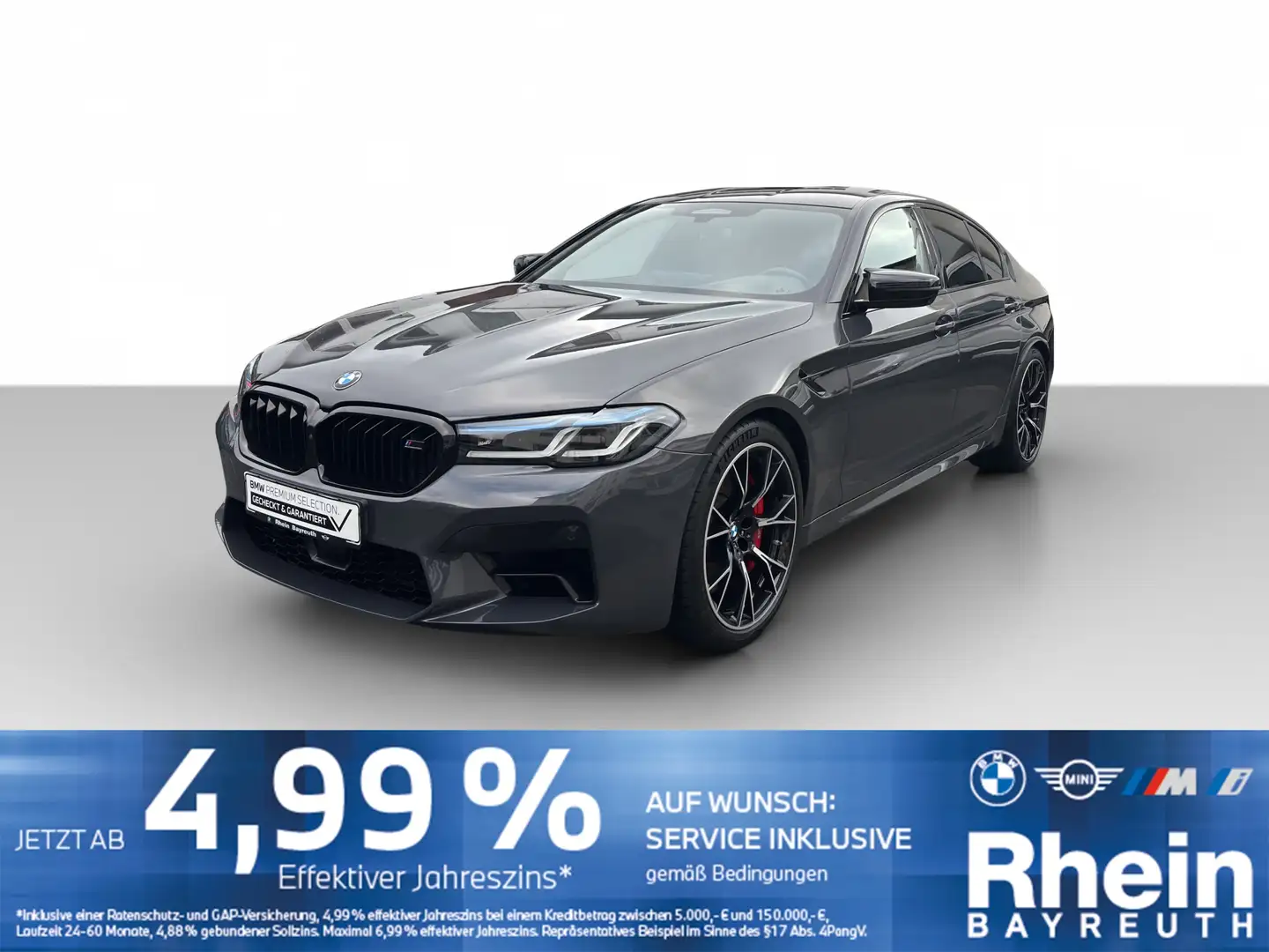 BMW M5 Limousine Competition Laser ACC AHK DriverPak Lase Grau - 1