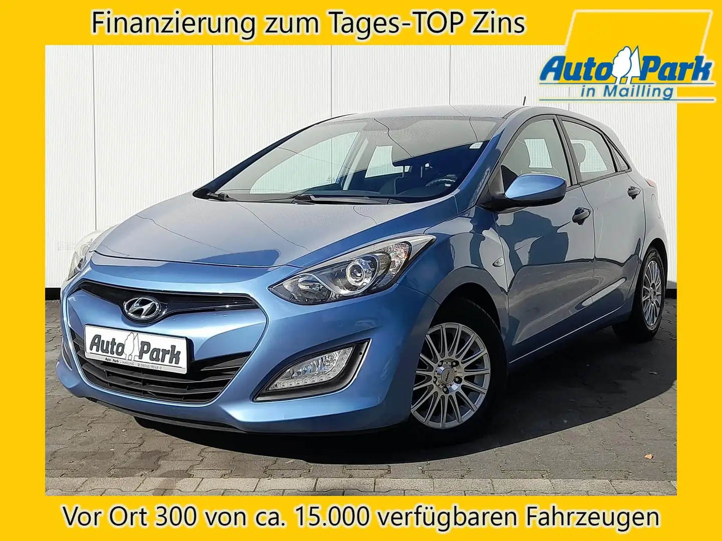 Hyundai i30 1.4 KAT Classic KLIMA~MFL~NSW~ISOFIX~USB Blau - 1