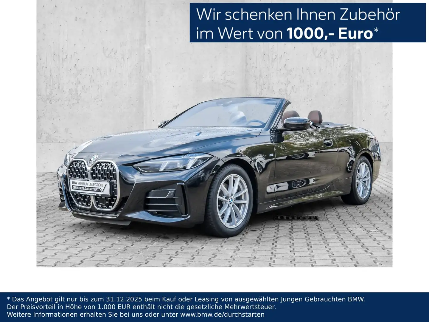BMW 420 i Cabrio M Sport ACC DA PA+ Komfort HiFi Schwarz - 1