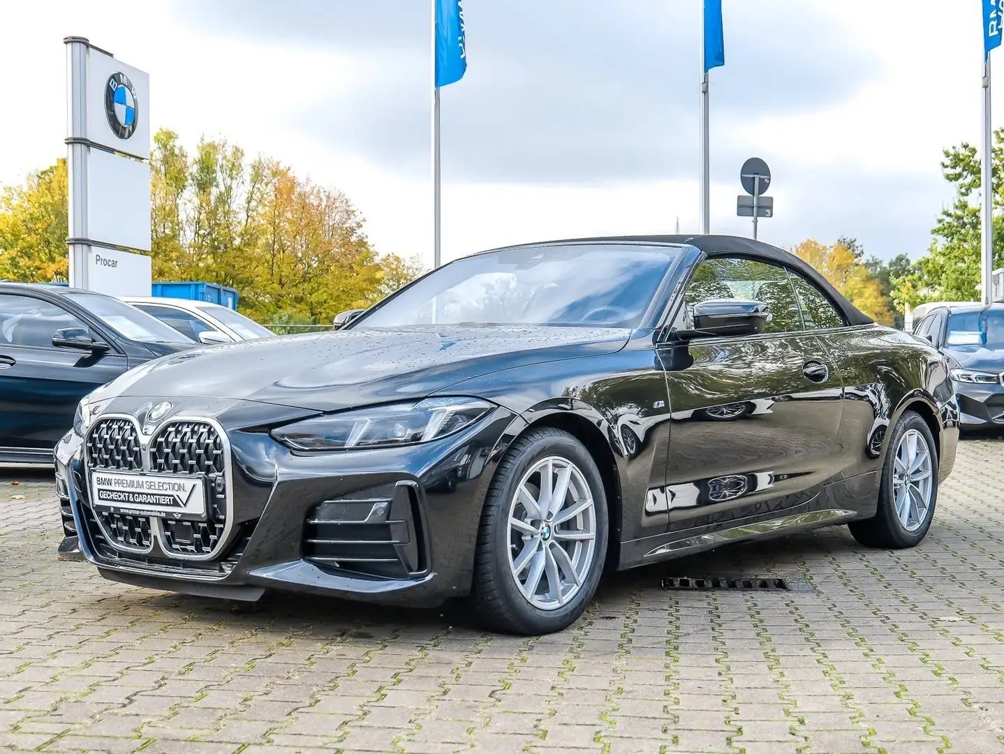 BMW 420 i Cabrio M Sport ACC DA PA+ Komfort HiFi Schwarz - 2