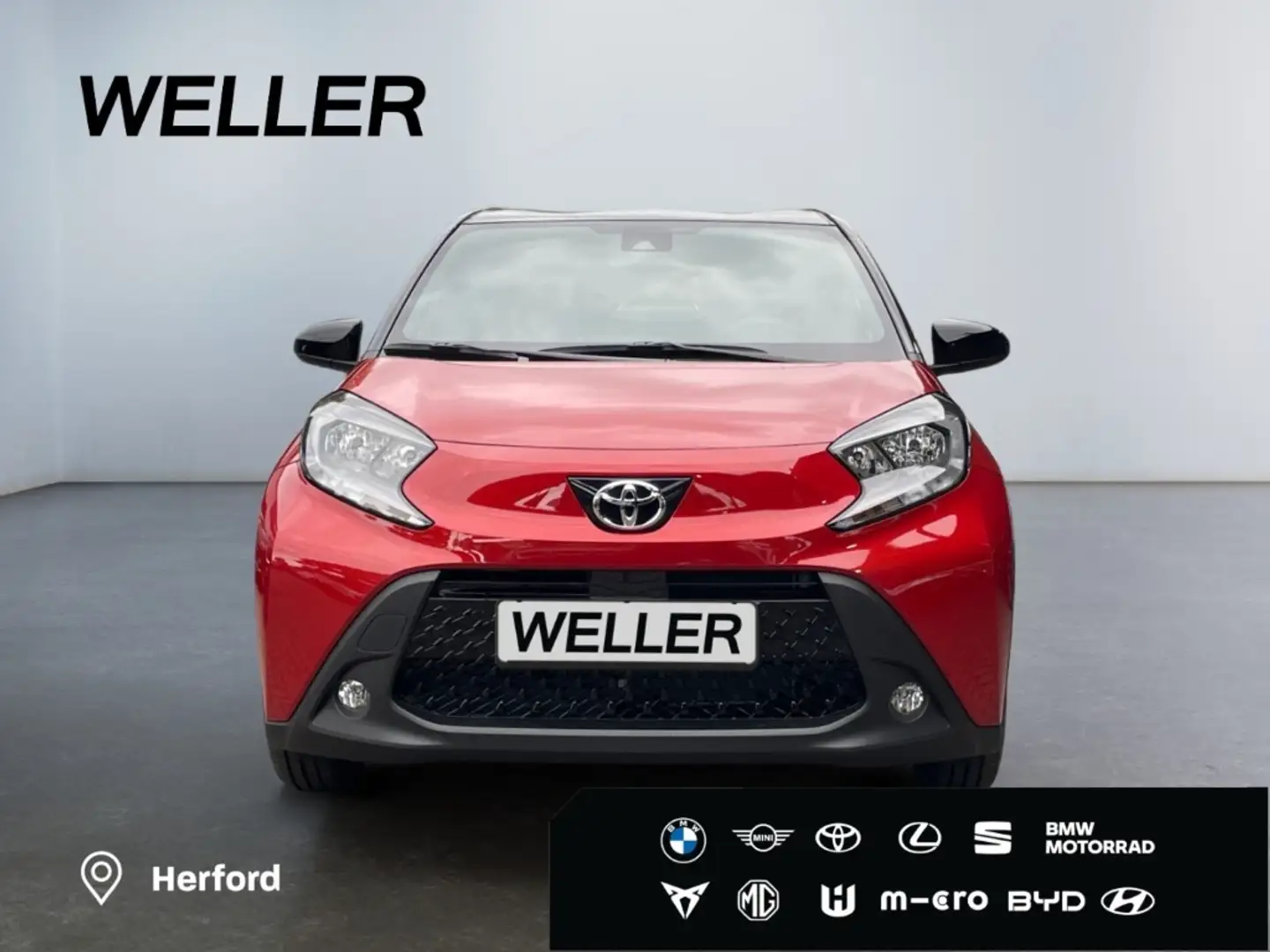 Toyota Aygo X Teamplayer *ACC*CarPlay*CAM*SHZ*Bi-Tone* Rosso - 2