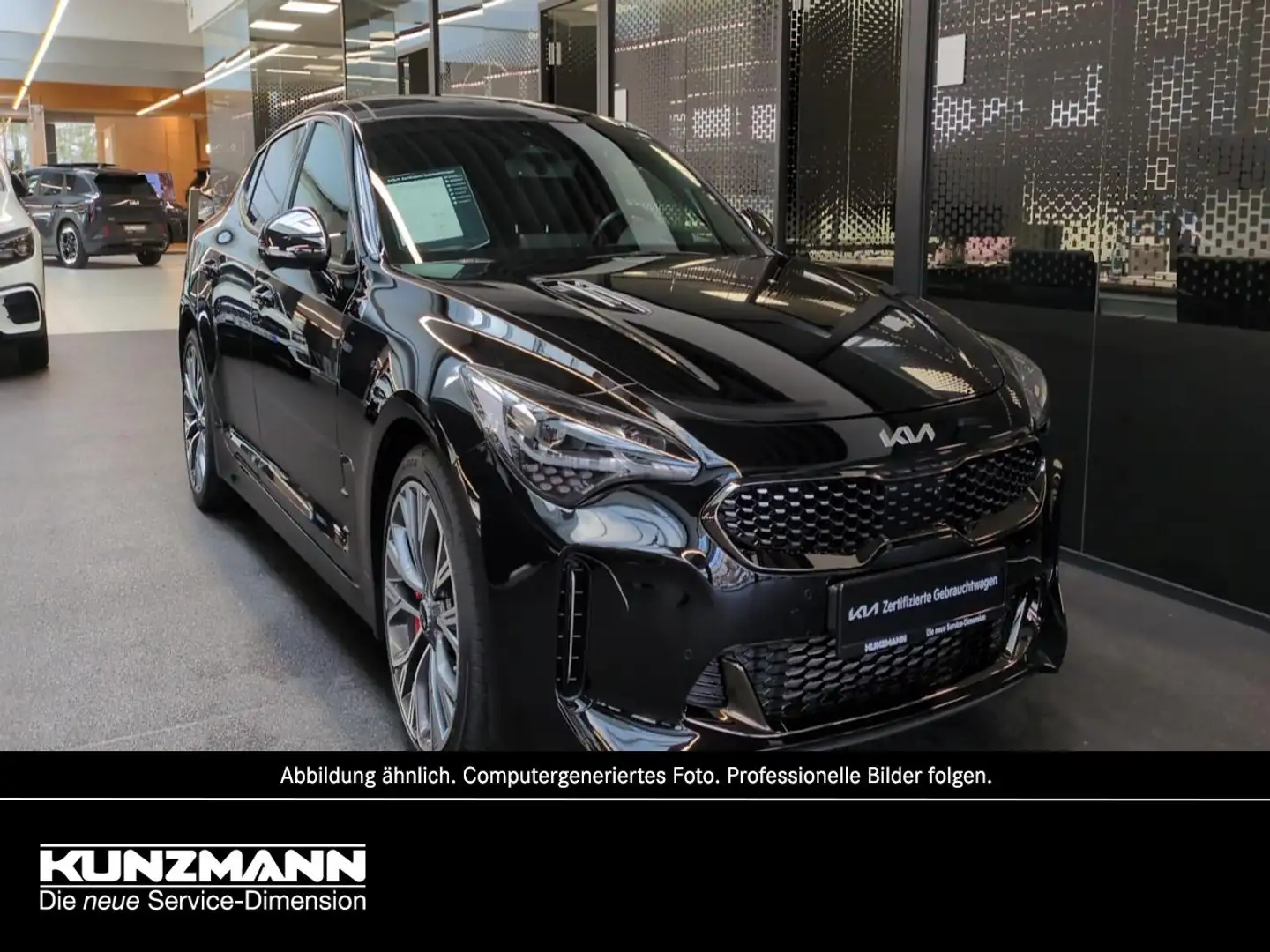 Kia Stinger 3.3 V6 T-GDI  4WD GT Schiebedach 360° Negru - 2