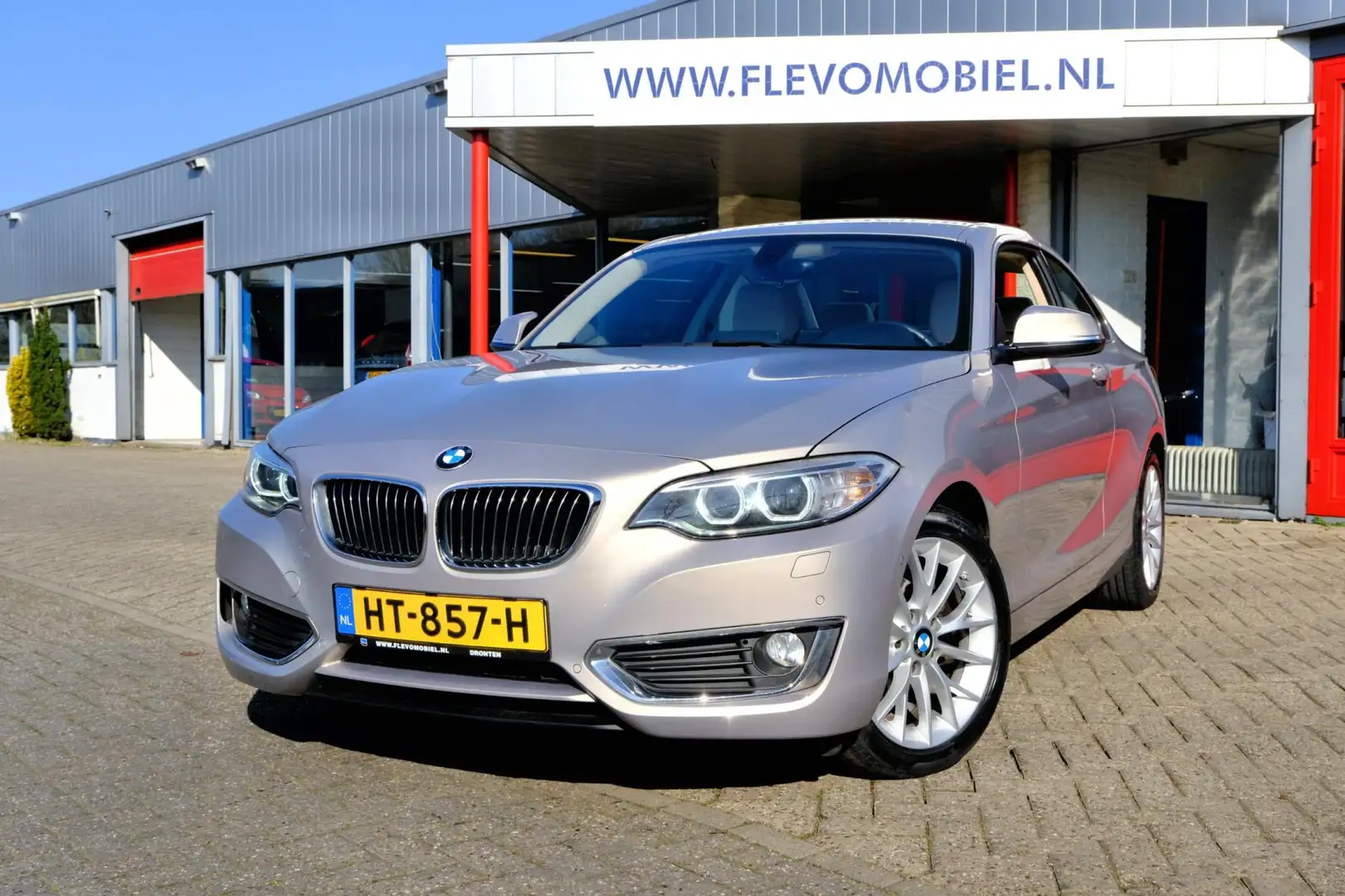 BMW 218 2-serie Coupé 218i High Executive Aut. Xenon|Leder Gri - 1